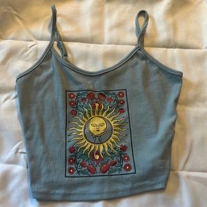 tarot card, fairycore crop top